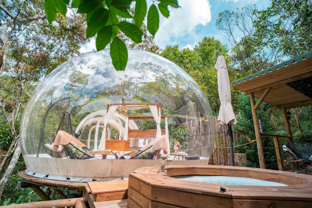 Hotel BubbleSky Glamping Guatapé Esterno foto